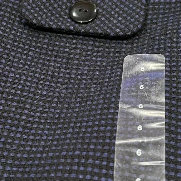 WOMEN’S GAP MINI SKIRT•PURPLISH BLUE AND BLACK•SIZE 6•NWT• - Picture 6 of 8